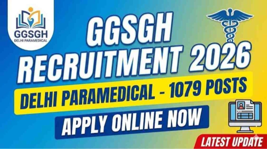 GGSGH Recruitment 2026